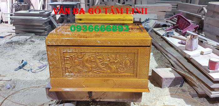 quách gỗ vàng tâm