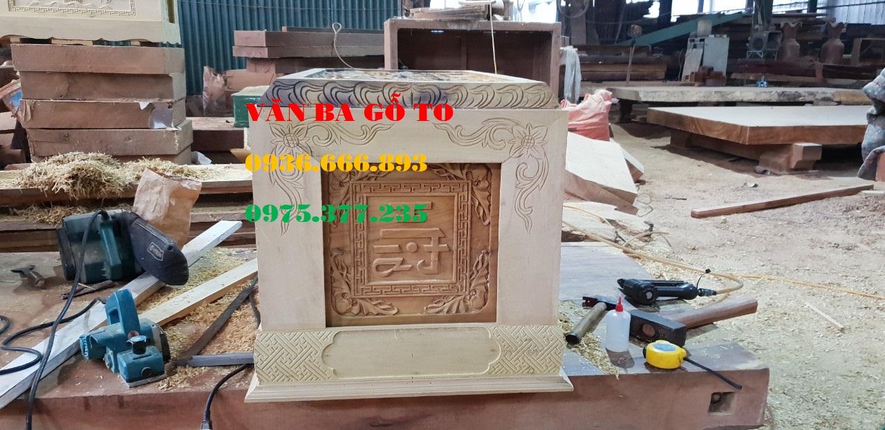 quách gỗ vàng tâm trạm sen