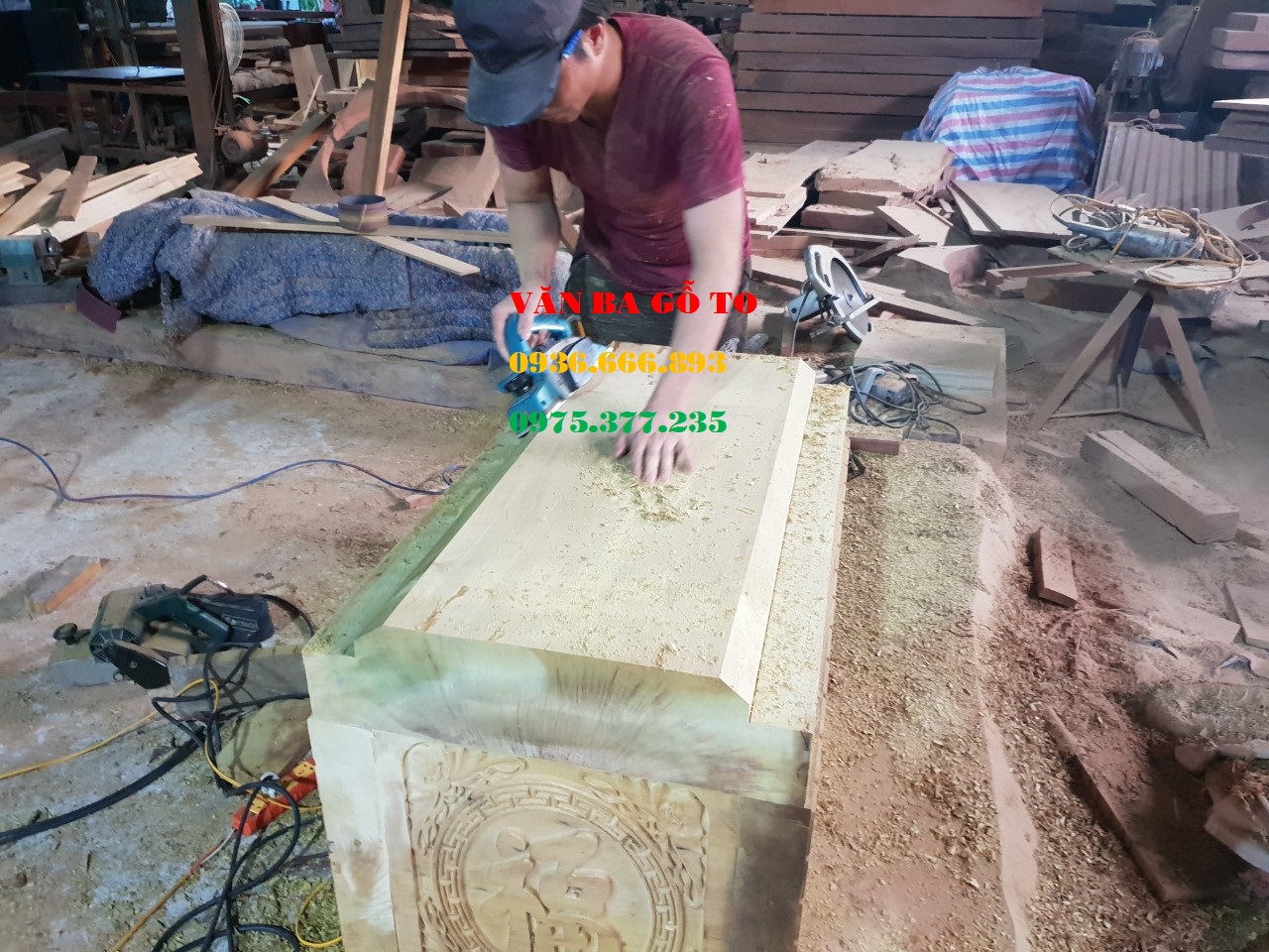 quách gỗ vàng tâm