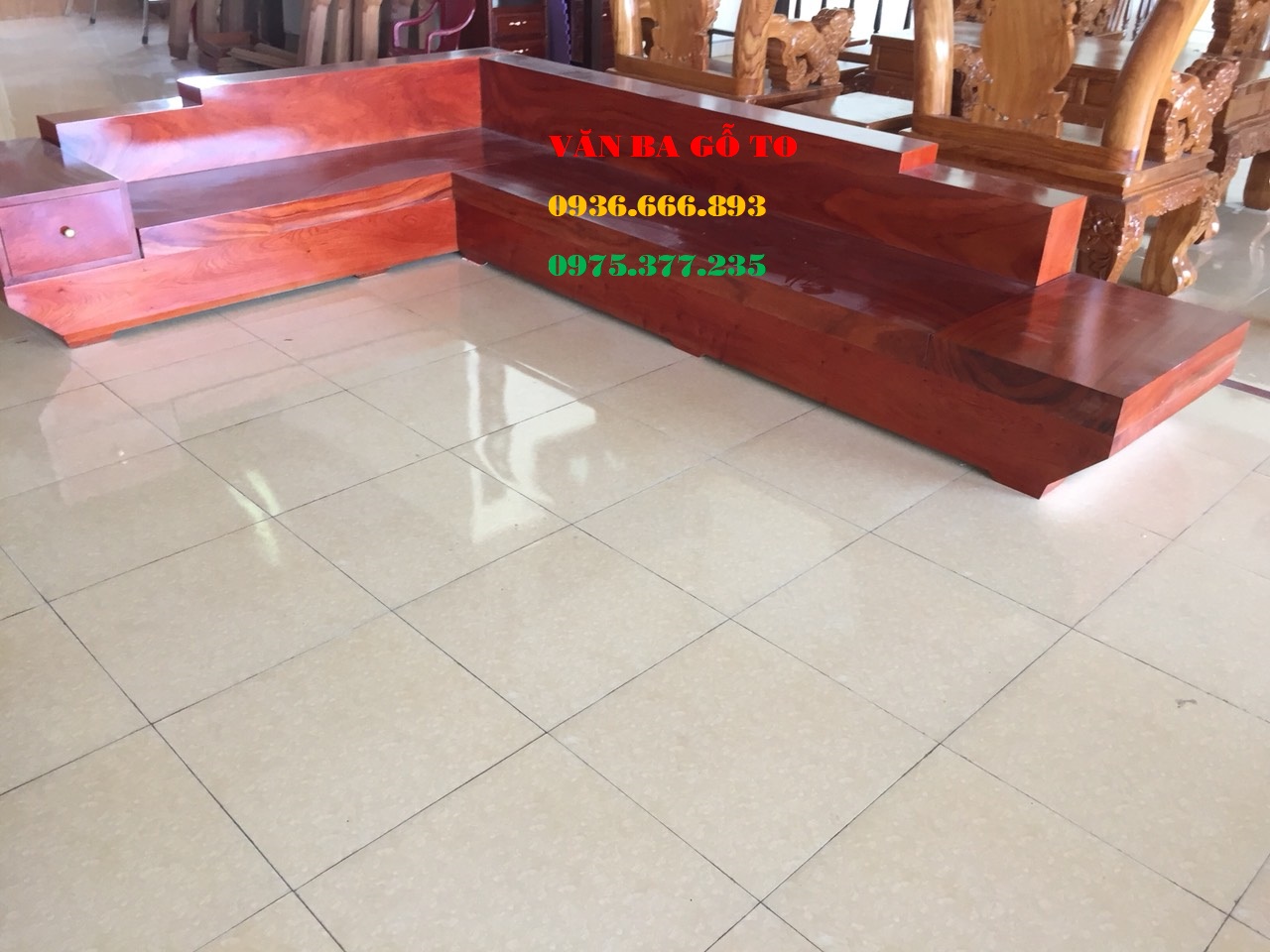 Sofa gỗ hiện đại
