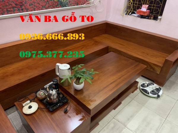 Sofa gỗ nguyên khối