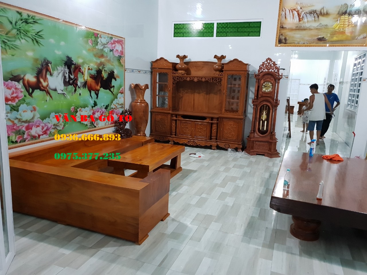Sofa gỗ phòng khách